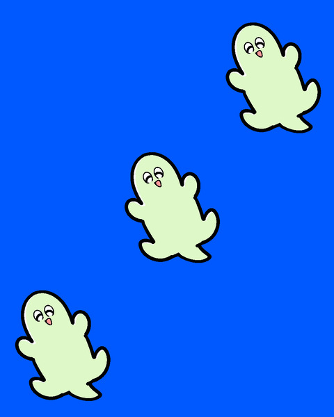 青も～