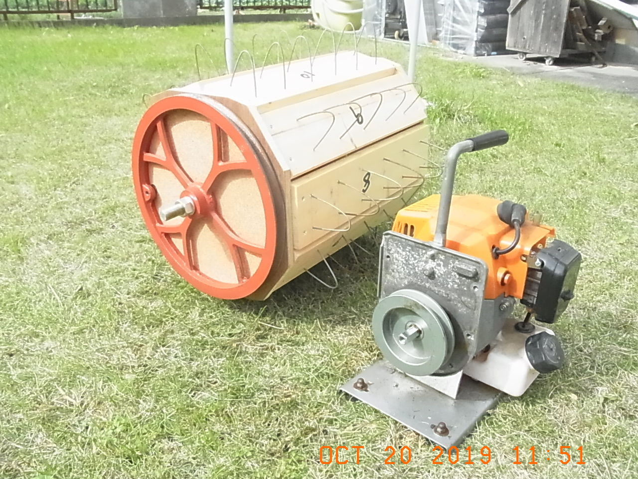 脱穀機を作る 手抜き菜園歳時記２