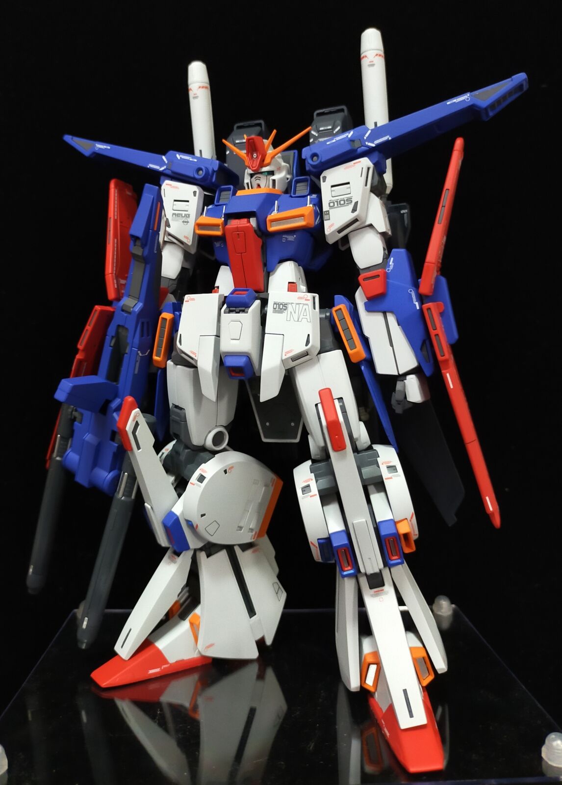 MG 強化型ZZガンダム ver.ka 製作 塗装 : Morgana Works