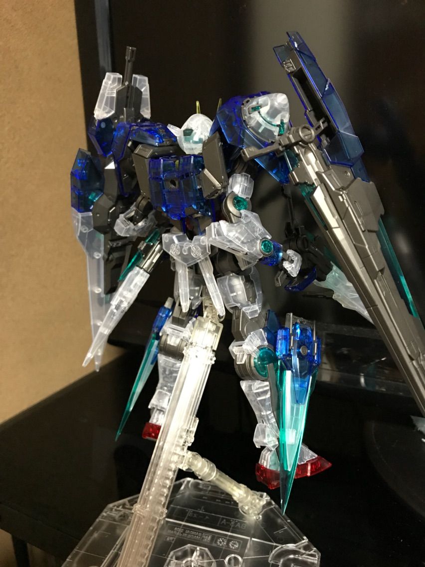 ガンプラexpo限定 MG ダブルオーガンダム セブンソード クリア