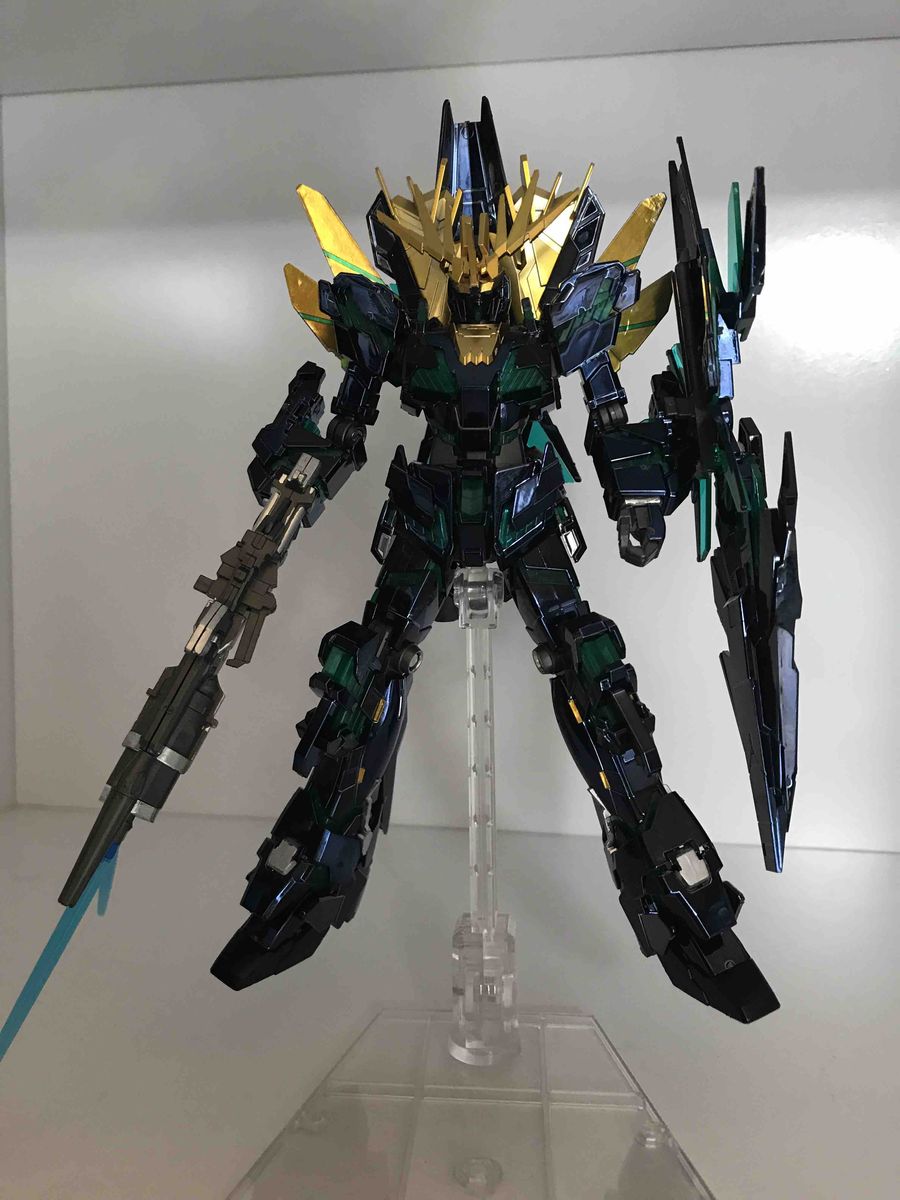 HGUC バンシィノルン グリーンフレーム チタニウムフィニッシュ