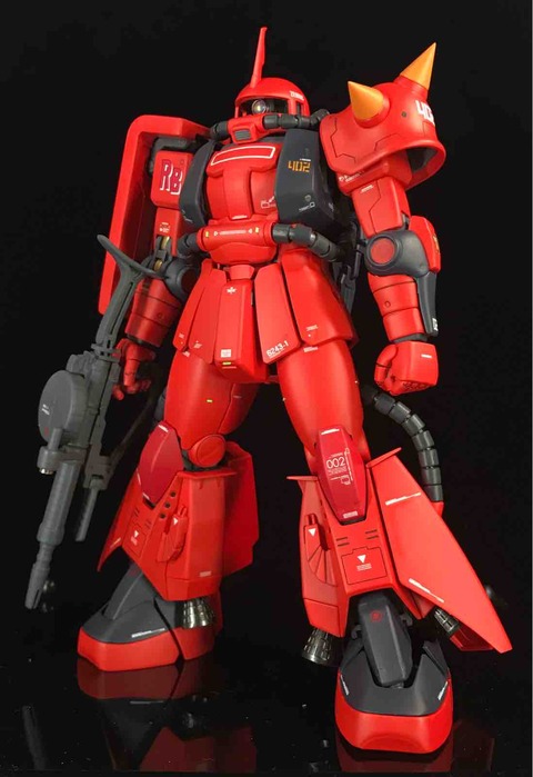 MG ザク ジョニー・ライデン専用ザク 完成塗装品 ガンプラ MG ジョニー・ライデン専用ザク ver.2.0 製作 塗装 その三(完成