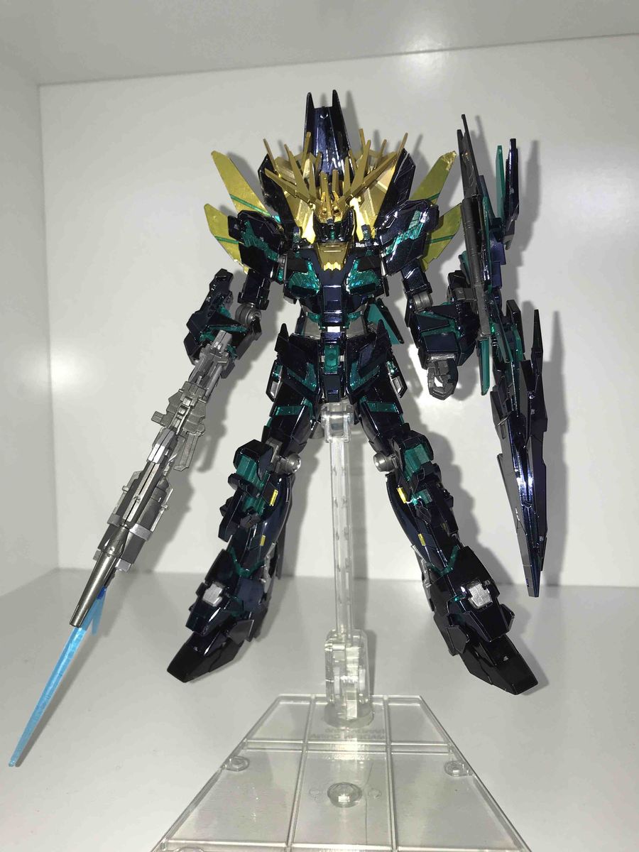 HGUC バンシィノルン グリーンフレーム チタニウムフィニッシュ