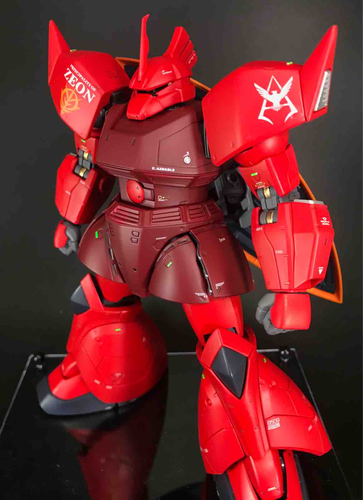MG シャア専用ゲルググ ver.2.0 製作 塗装 その二（完成