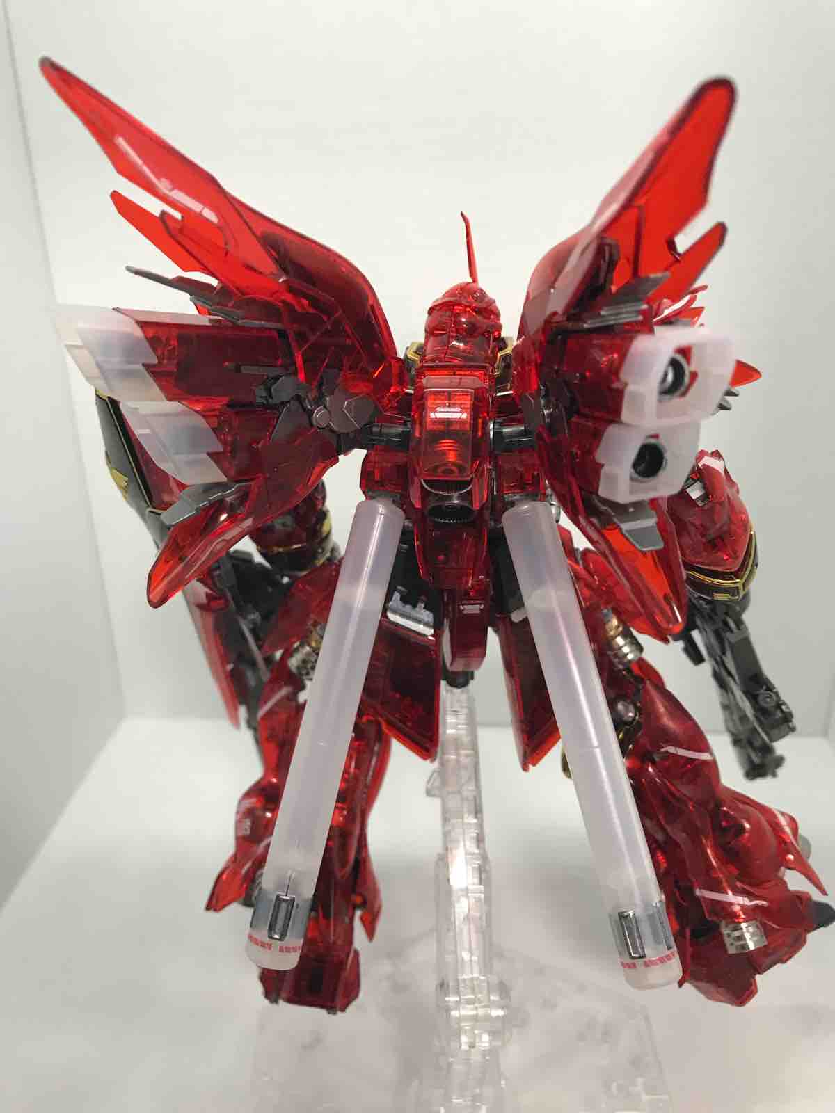 Rg シナンジュ クリアカラーver 拡張セット その二 完成 ガンダムベース限定 Morgana Works Rg シナンジュ クリアカラーver 拡張セット その二 完成 ガンダムベース限定 Morgana Works
