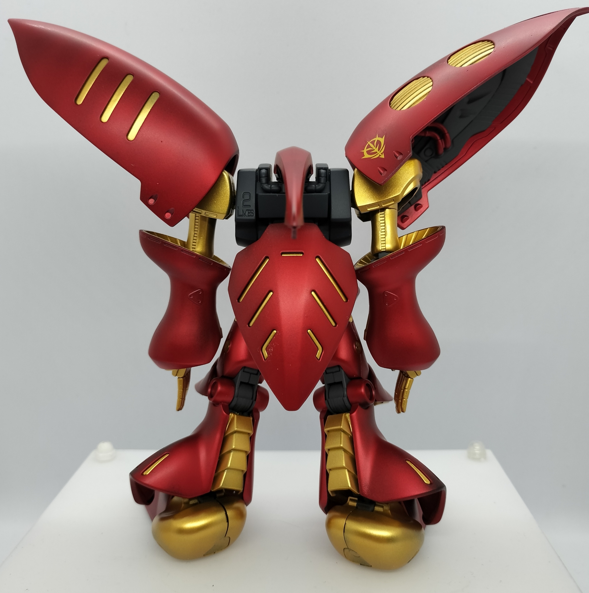 HG キュベレイmk-2 マットキャンディ塗装＆メタリック塗装仕上げ