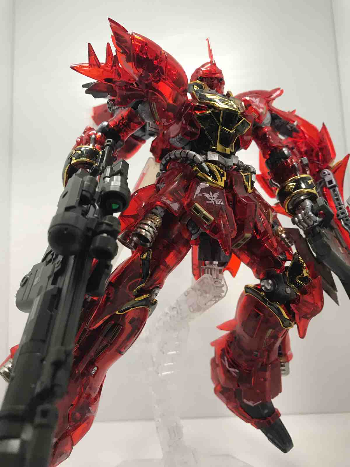 Rg シナンジュ クリアカラーver 拡張セット その二 完成 ガンダムベース限定 Morgana Works Rg シナンジュ クリアカラーver 拡張セット その二 完成 ガンダムベース限定 Morgana Works