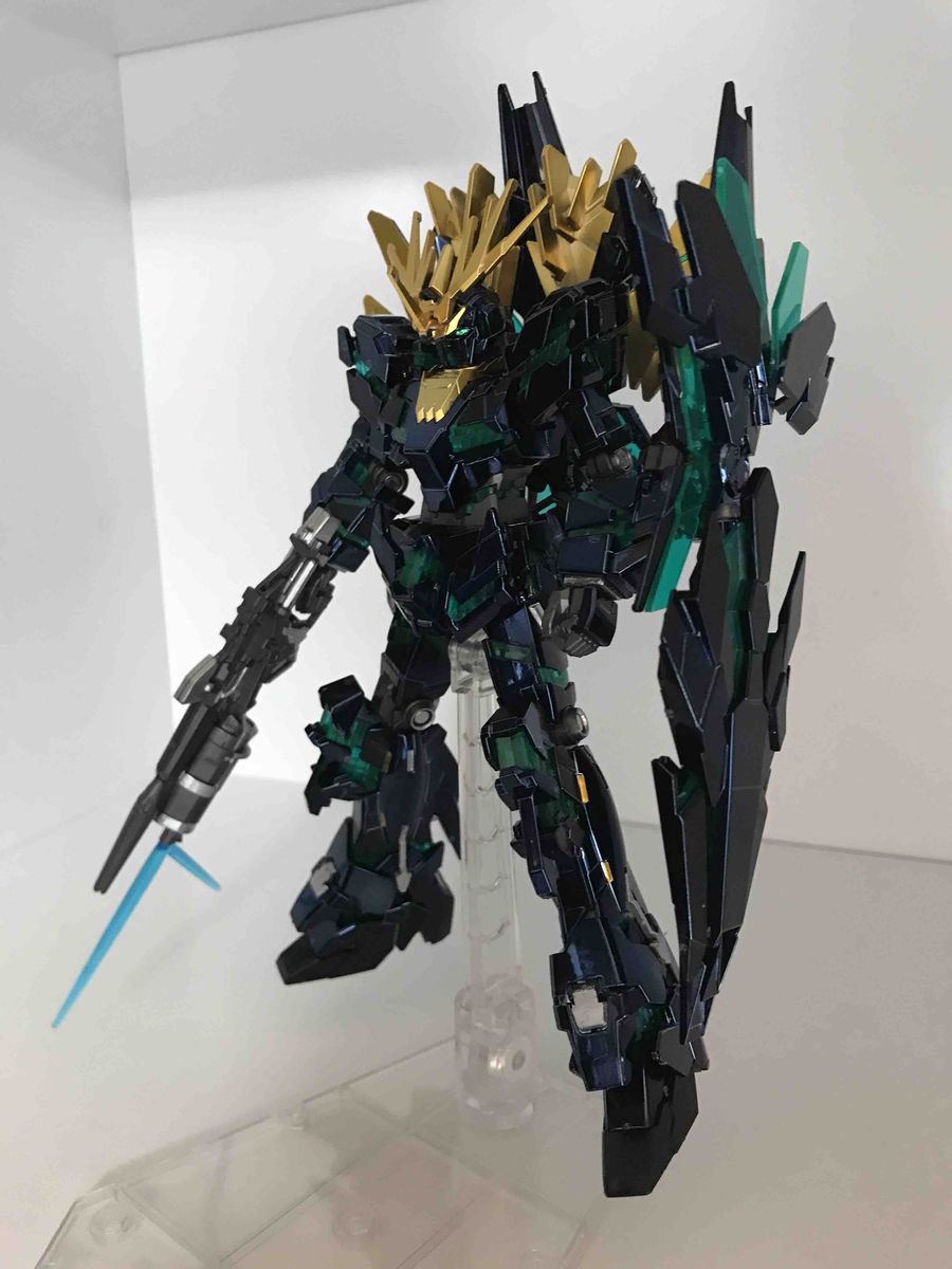 HG バンシィノルン グリーンフレーム チタニウムフィニッシュ チタニウムフィニッシュ版のHGUC バンシィ・ノルン（デストロイ