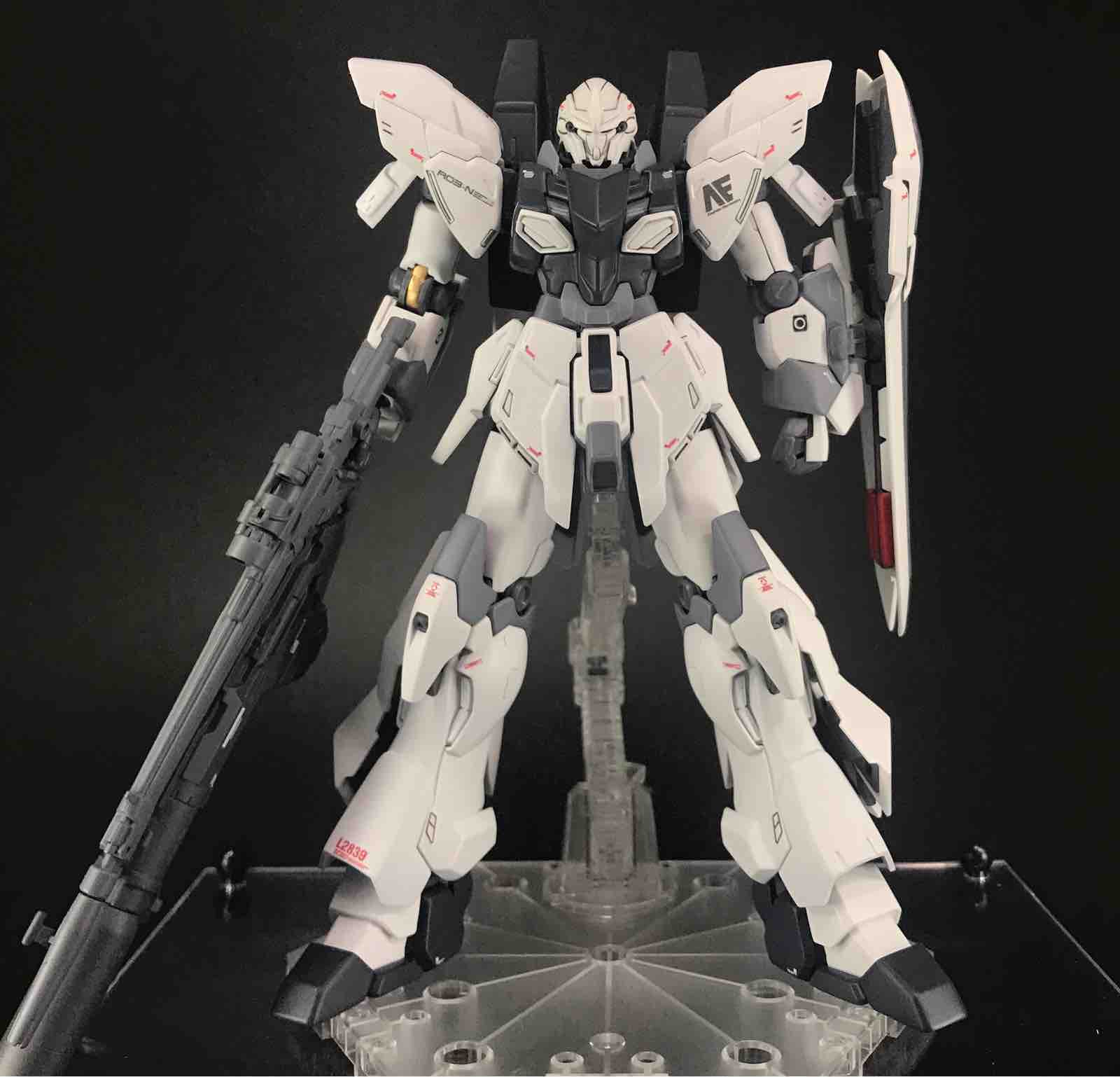 HGUC シナンジュ・スタイン（ユニコーンver.） 製作 塗装 その二（完成