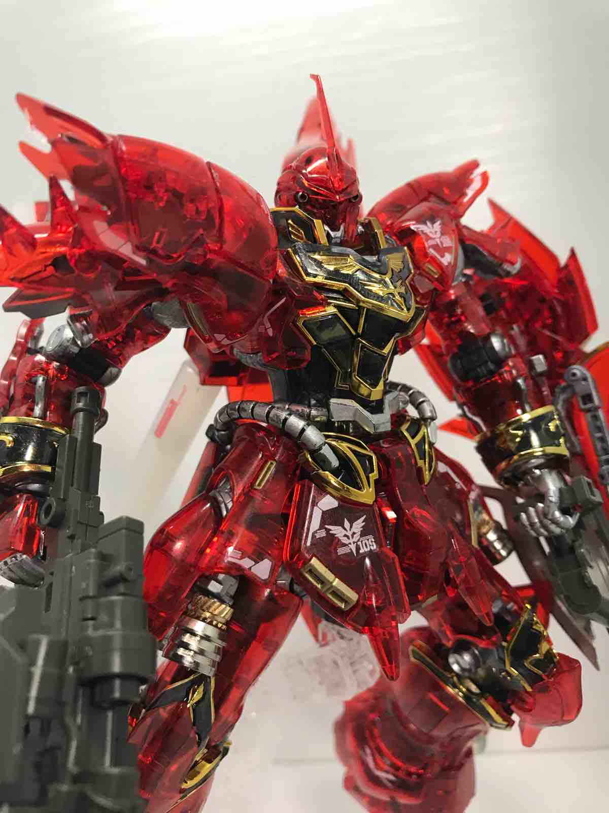 RG FAユニコーンガンダム + RG シナンジュ クリアカラー