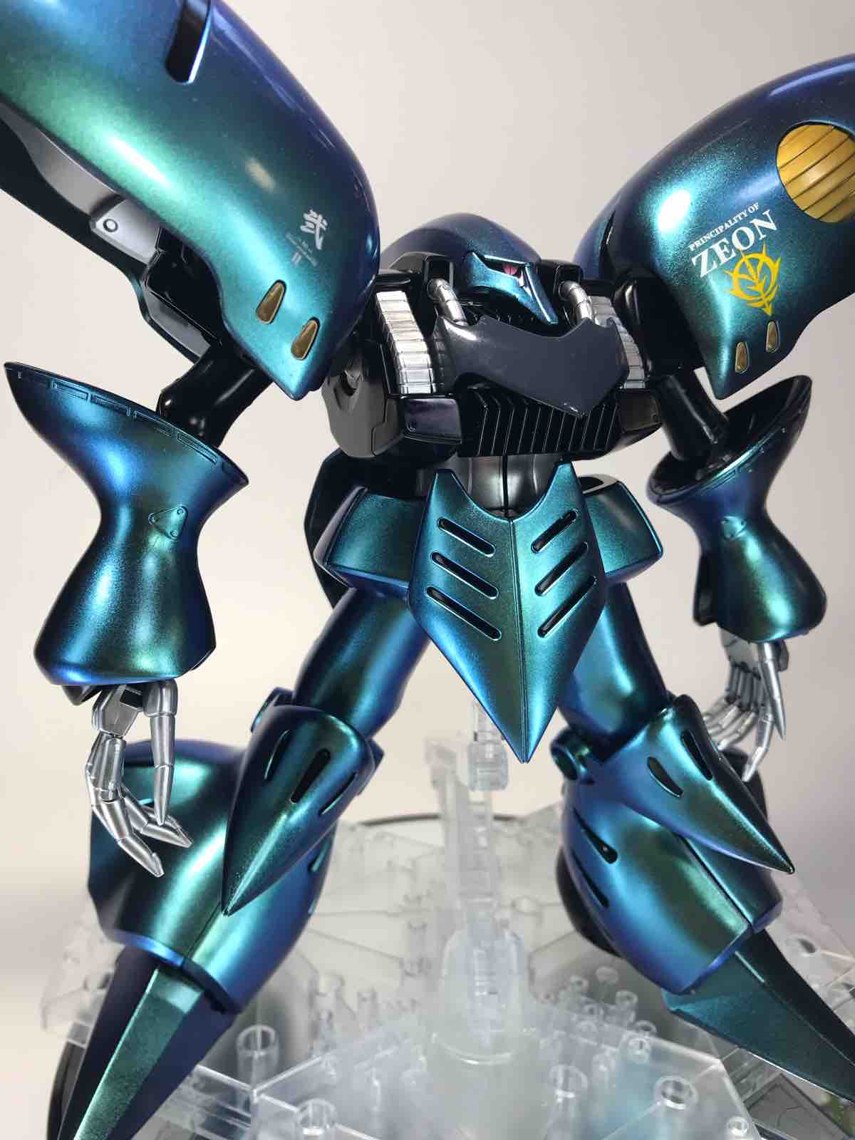 MG　キュベレイ　ララァ・スン専用機　ガンプラ塗装済み完成品　エルメス2 MG キュベレイ ララァ・スン専用機 ガンプラ塗装済み完成品