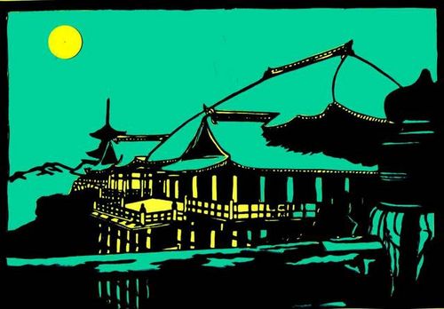 切り絵 清水寺 横浜村塾 by 愛の情報参謀 切り絵 清水寺 横浜村塾 by 愛の情報参謀