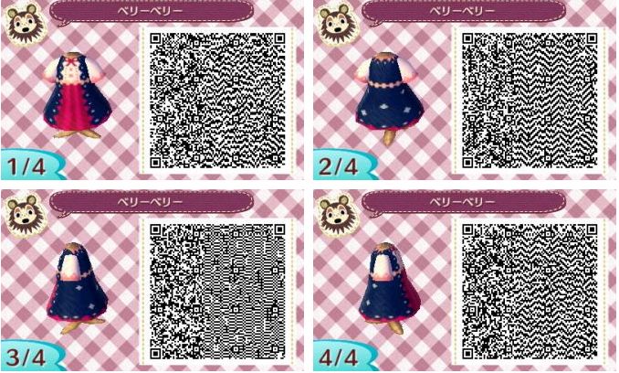 とびだせどうぶつの森 かわいいマイデザイン Qrコード 洋服 地面 水路 とび森