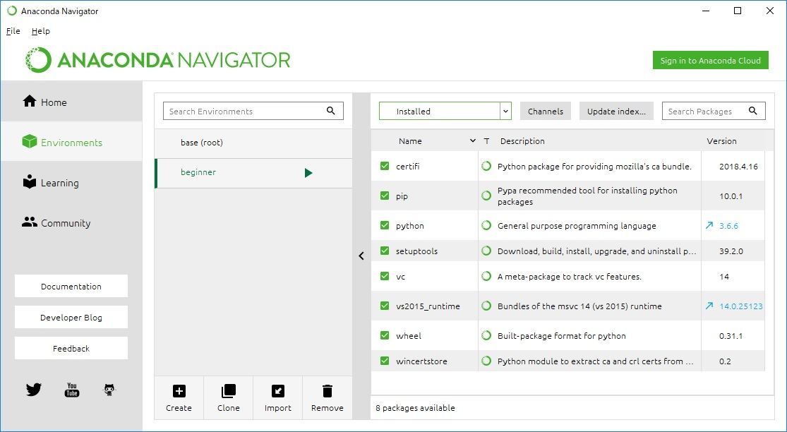 仮想環境をつくる Python勉強ノート