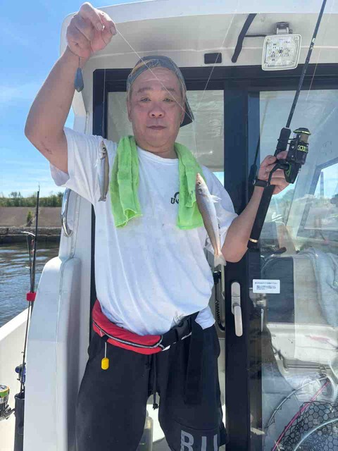 7月19日（日）シロギス調査　釣り好き友達と。良いサイズを中心にホウボウ、イシモチ混じりました。 (1/4)