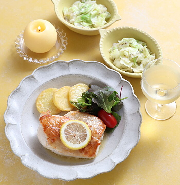 栗原はるみのチキンのバターソテーとじゃがいもとキャベツのソテー もりもんのまいにちおいしい