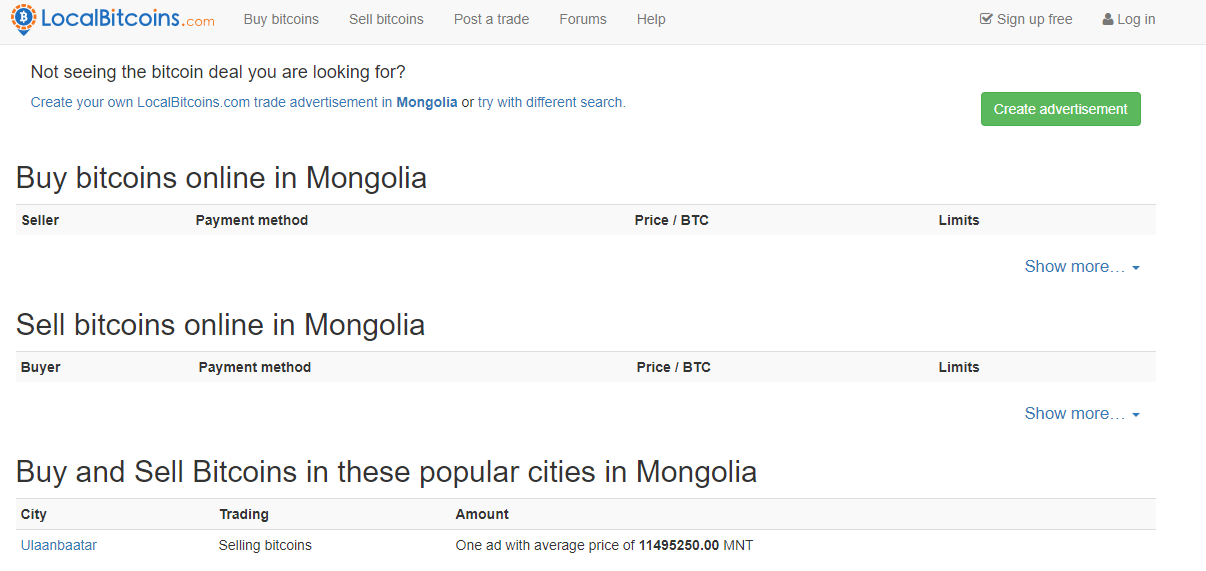 bitcoin mongolia