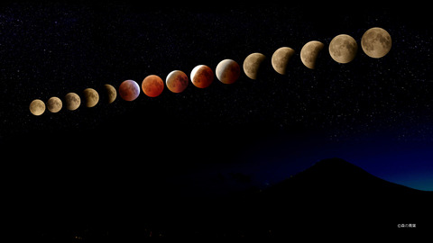 富士山元画 星合成完成-4k