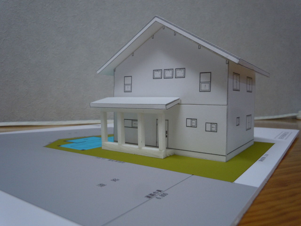 打ち合わせ用の住宅模型 森の風日記 打ち合わせ用の住宅模型 森の風日記