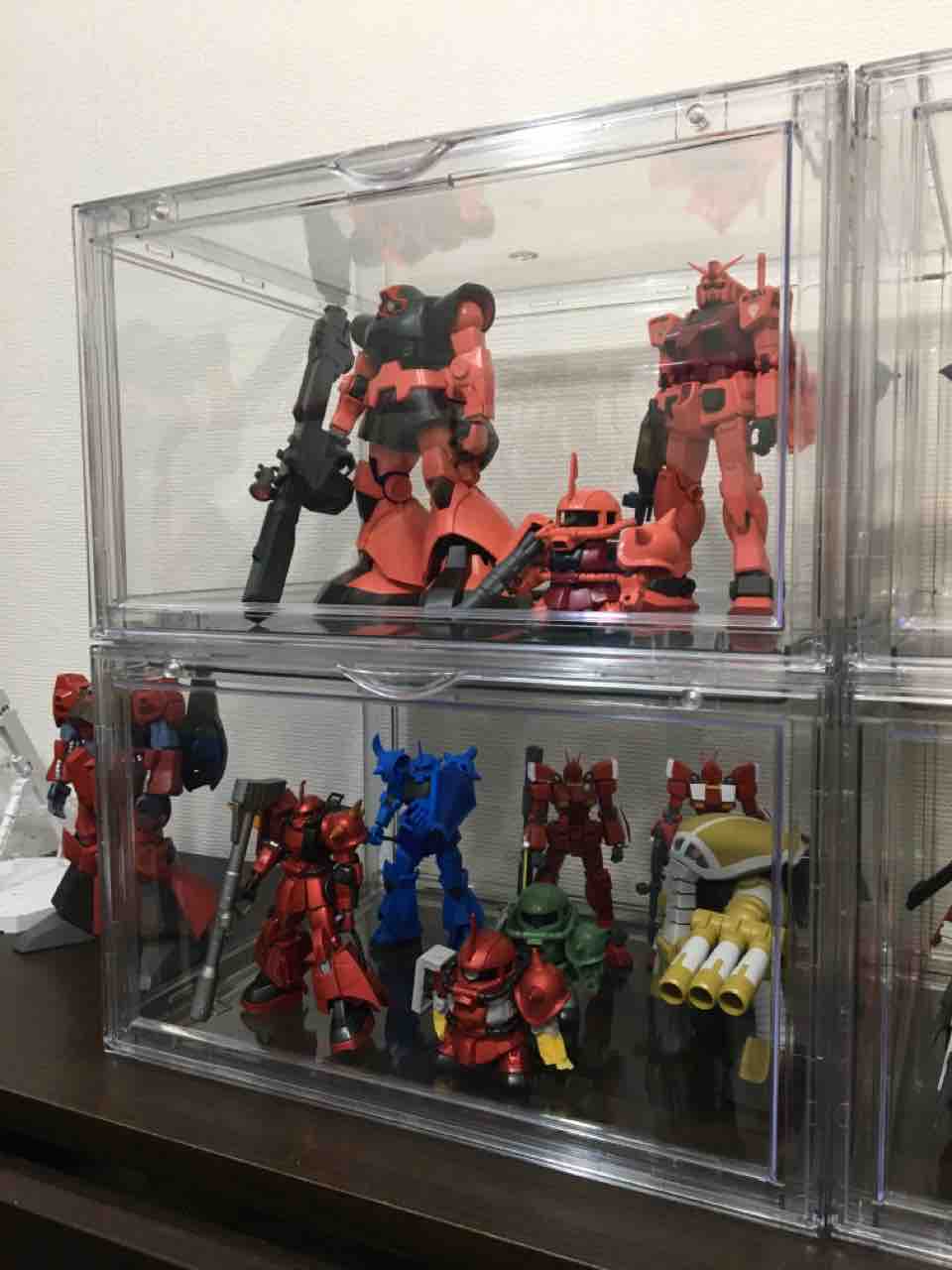 ミニ四駆ブログ ガンダムブログ ガンプラディスプレイケースの紹介