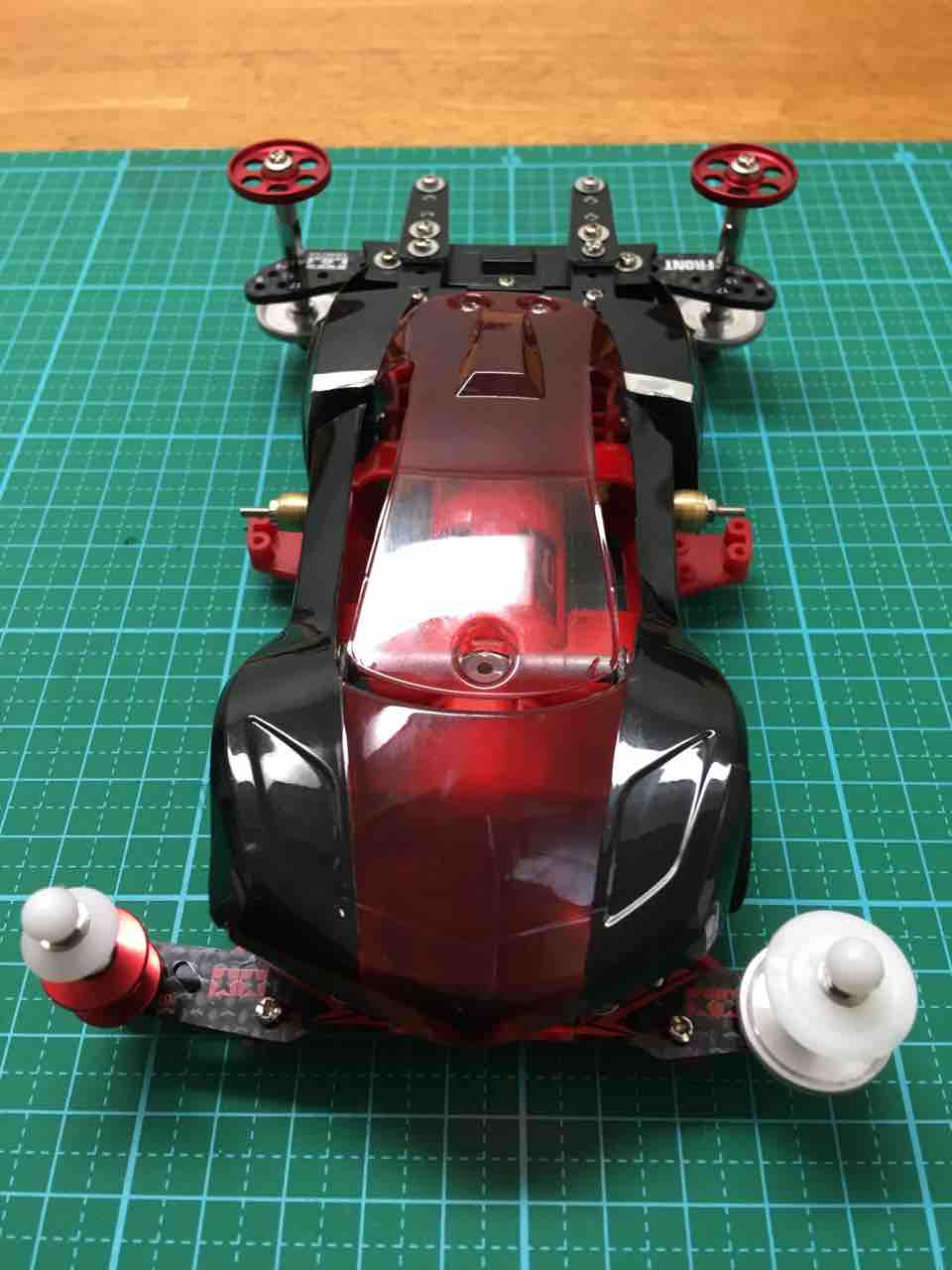 ミニ四駆　ポータブルピット赤　人気色 船便】ミニ四駆 ポータブルピット ブラック TMAC 限定盤 | mini4good