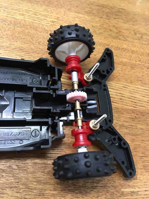 ミニ四駆MAシャーシサスペンションマシン フロントサスペンション制作