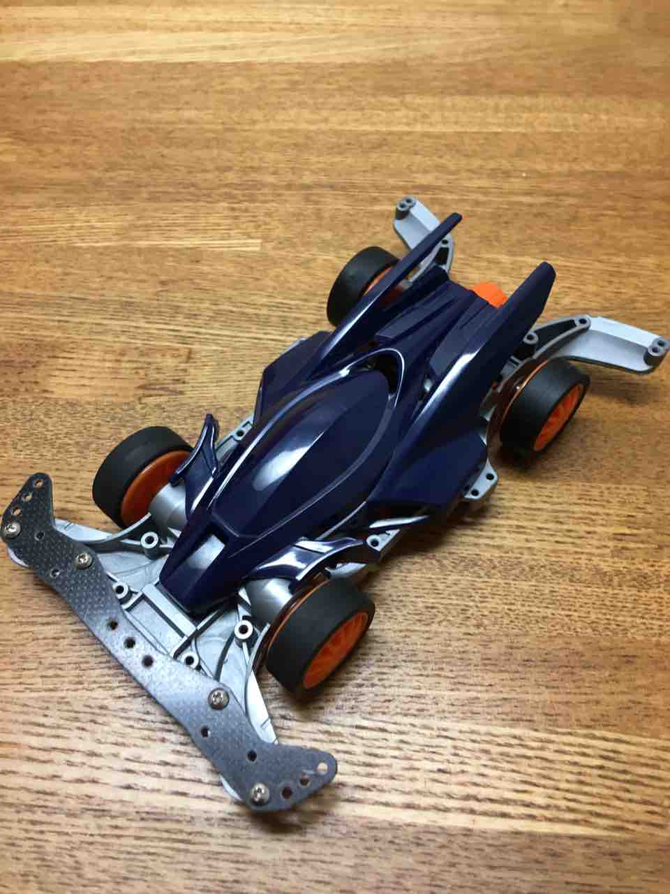 ミニ四駆サンダーショットMk.2クリアボディスペシャル MSシャーシ