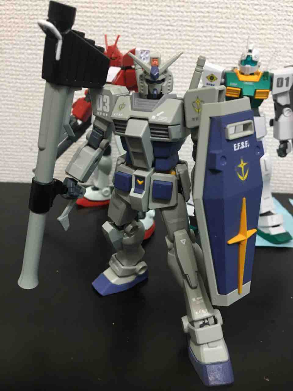 ミニ四駆ブログ ガンダムブログ ガンダムEGプロトタイプガンダム製作