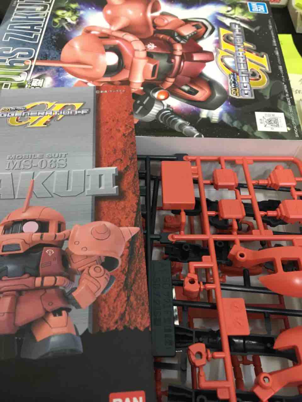 ミニ四駆ブログ ガンダムブログ BB戦士シャア専用ザク2 CS 脚延長化