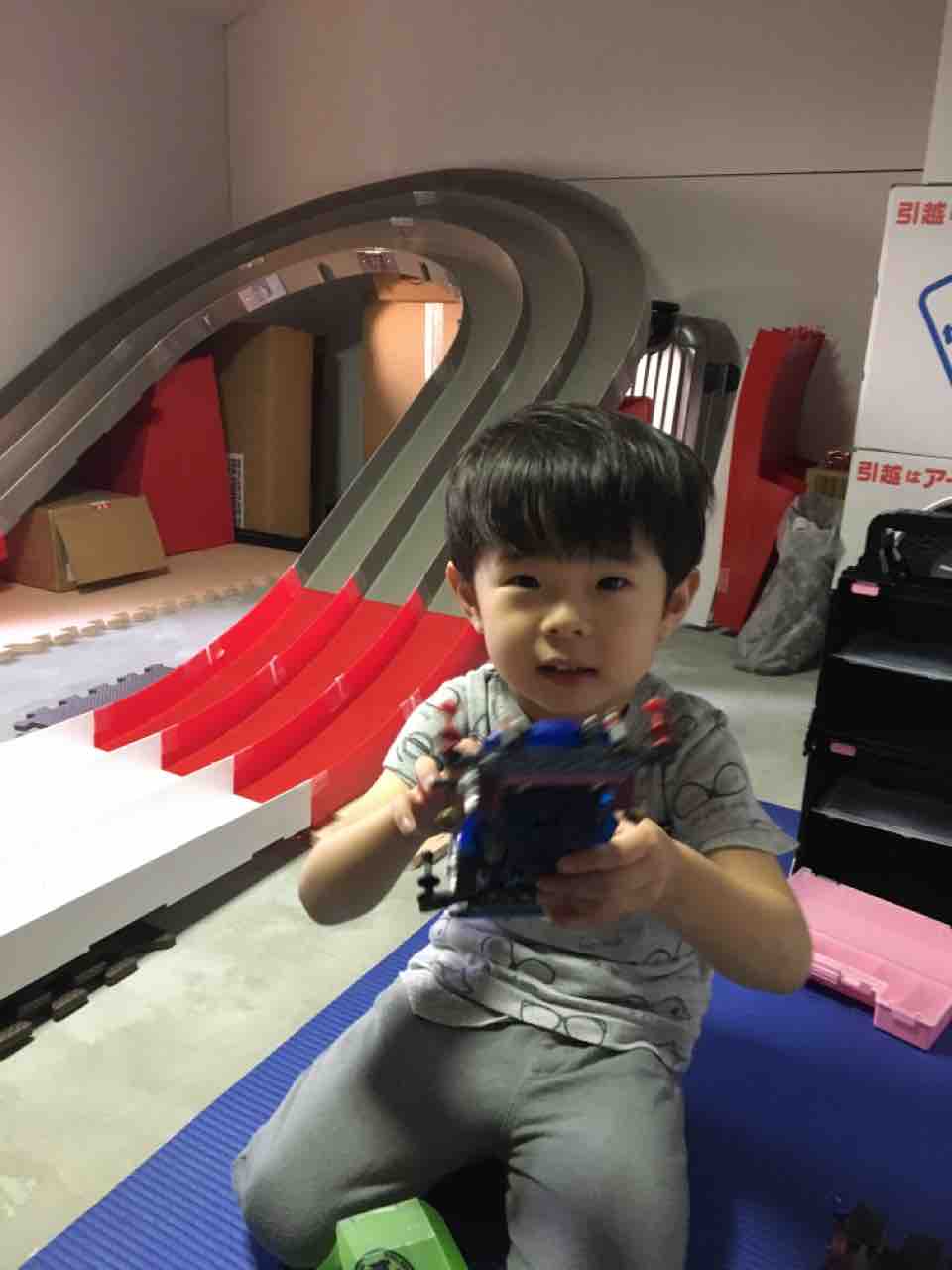ミニ四駆ブログ バンク追加 自宅常設コース : 子育て＆ミニ四駆