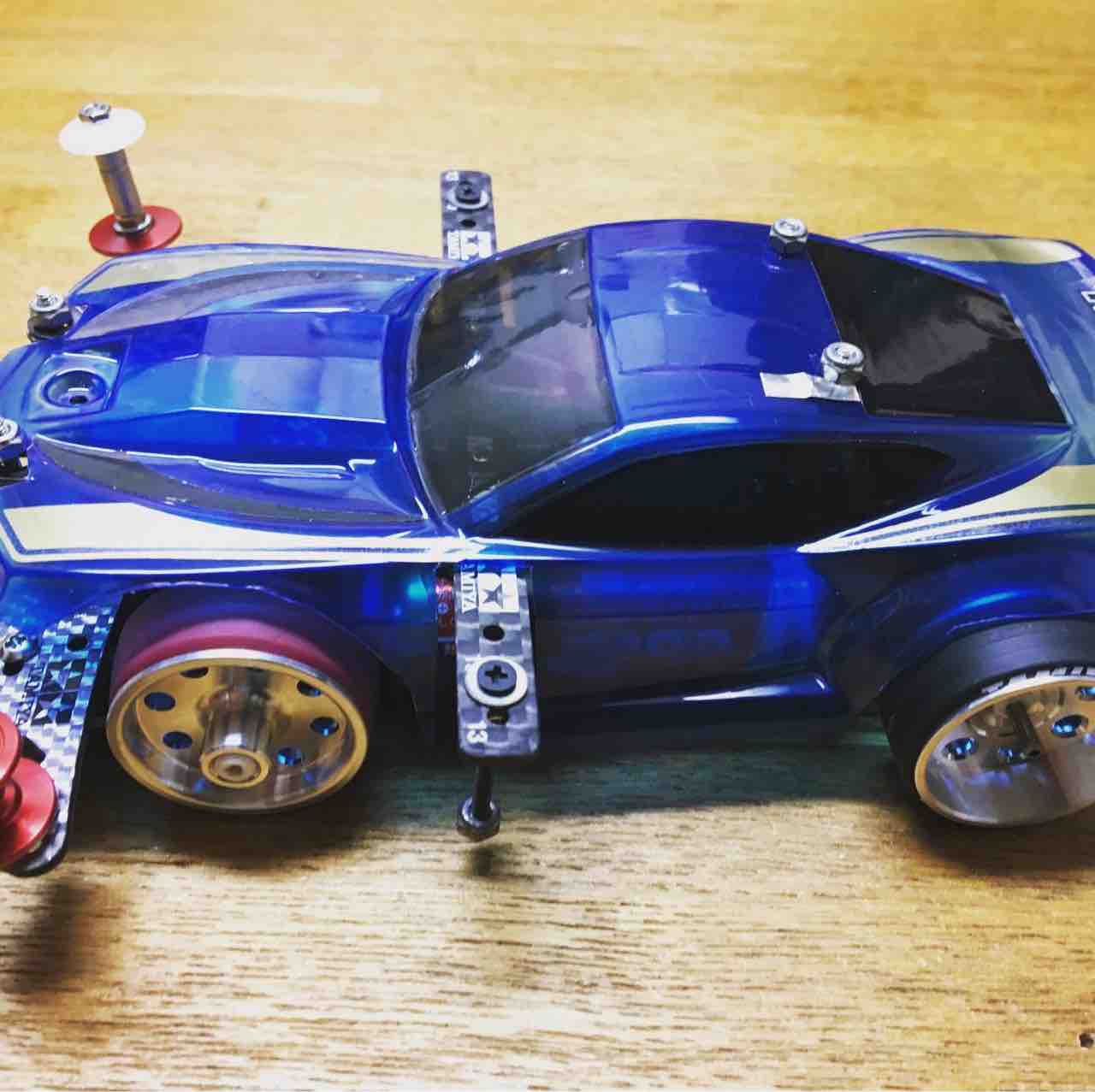 ミニ四駆ブログ 大径アルミホイールの真価 : 子育て＆ミニ四駆のブログ