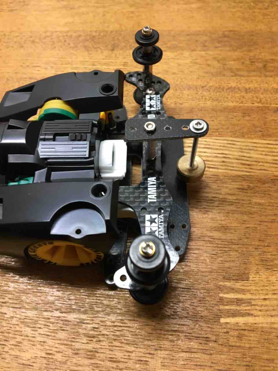 ミニ四駆 ローラー ミニ四駆ブログ 14mmローラー S1シャーシマシンの最速改造