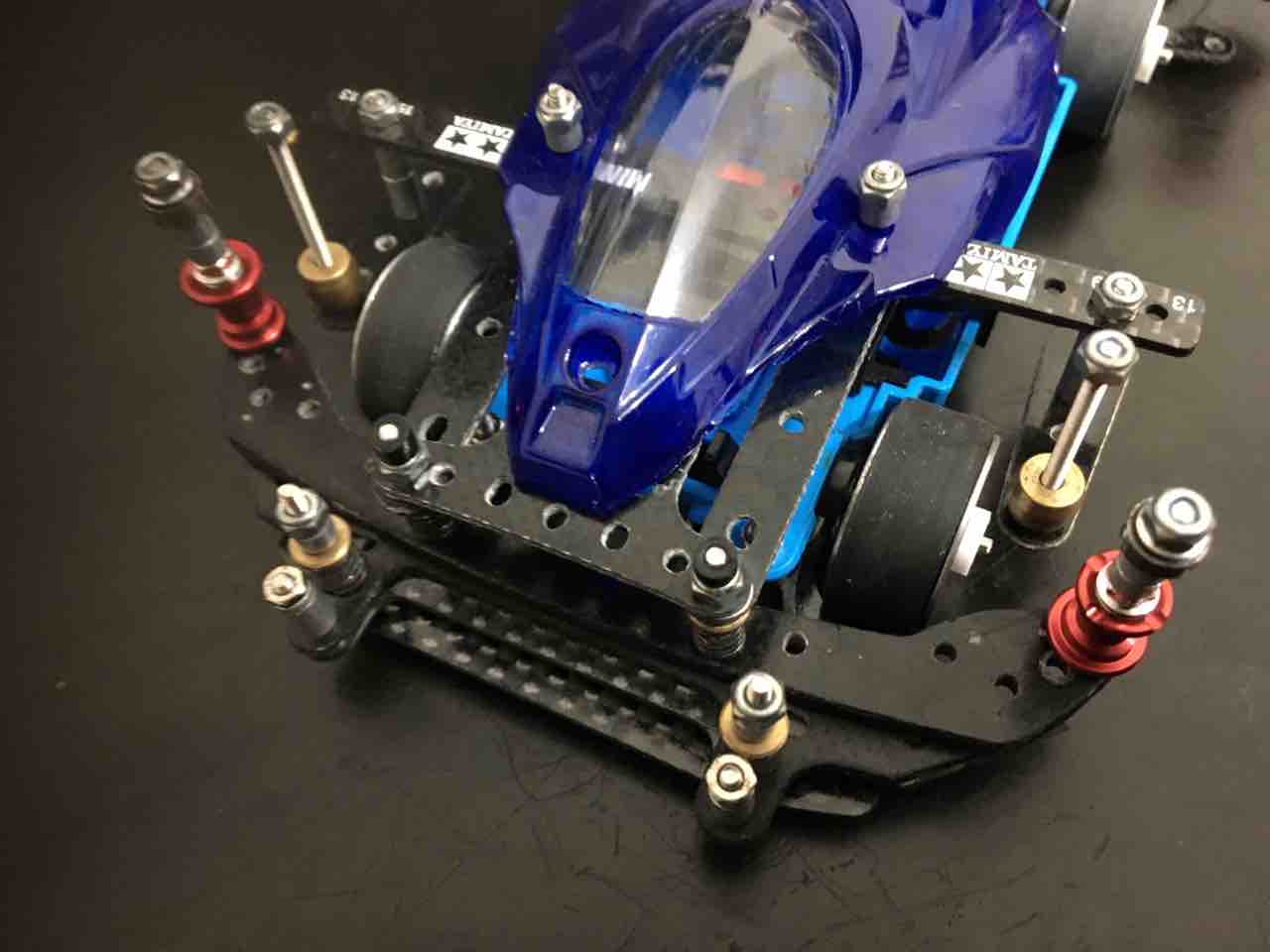 ミニ四駆ブログ MSフレキのカーボンプレートスラスト抜け