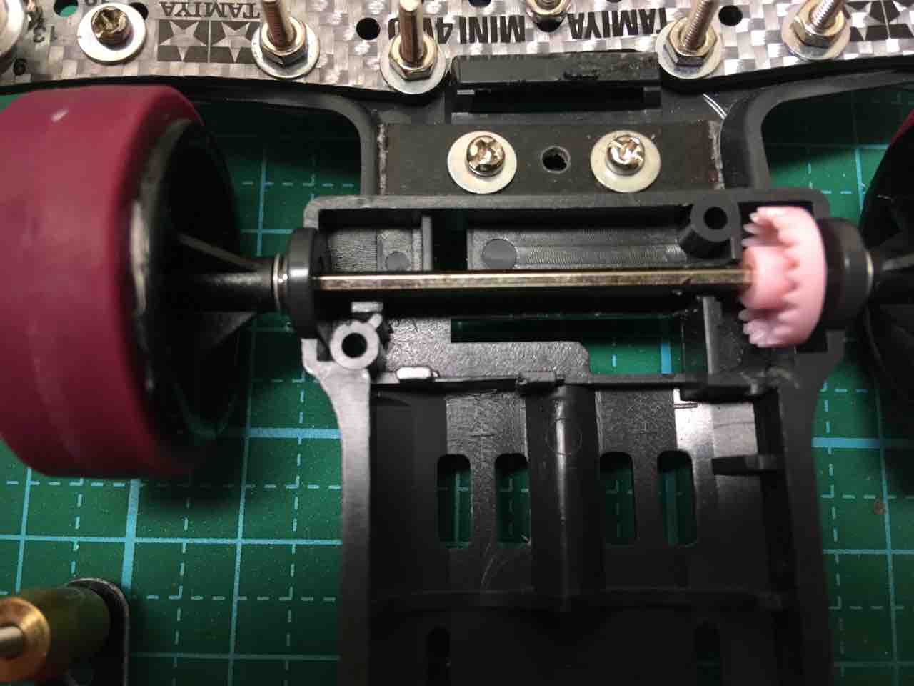 G12150]ミニ四駆 スーパー1シャーシ オレンジ ブルー ライトブルー 重苦しく