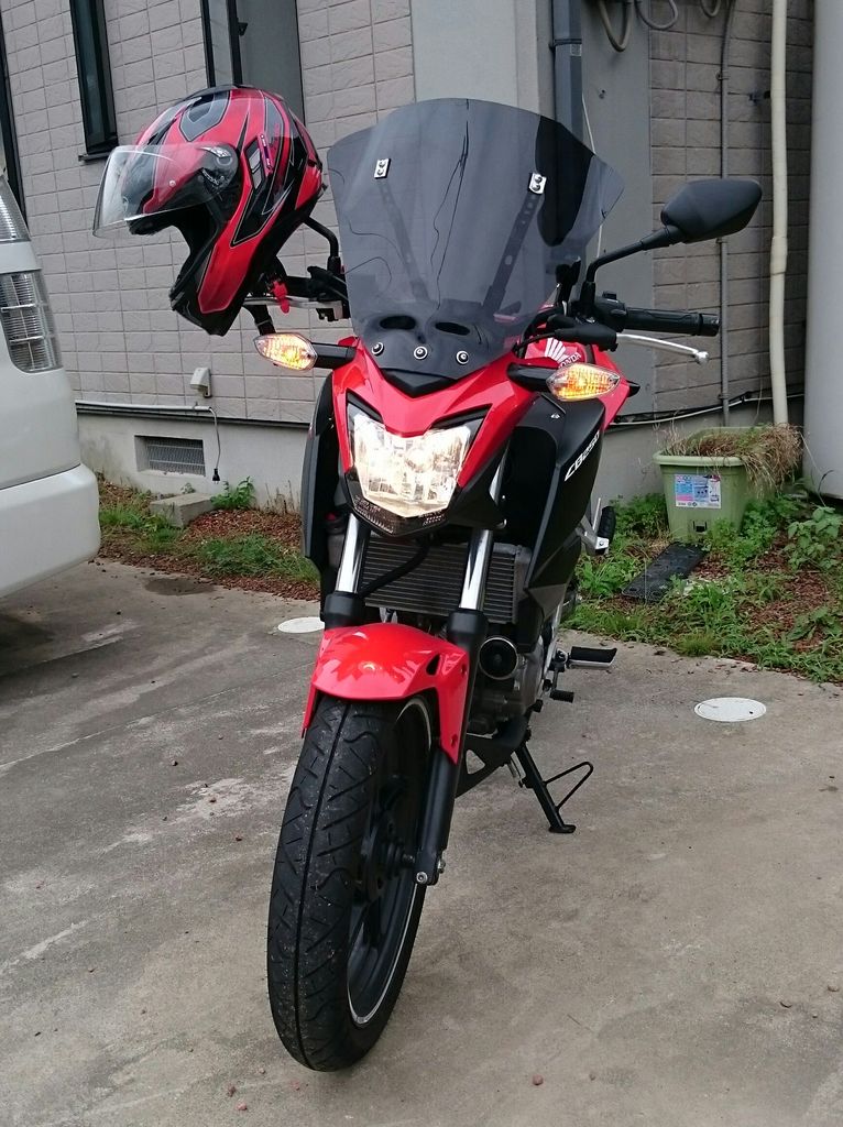 Cb250f 徹底ツーリング仕様 胸部の肉塊が駆る