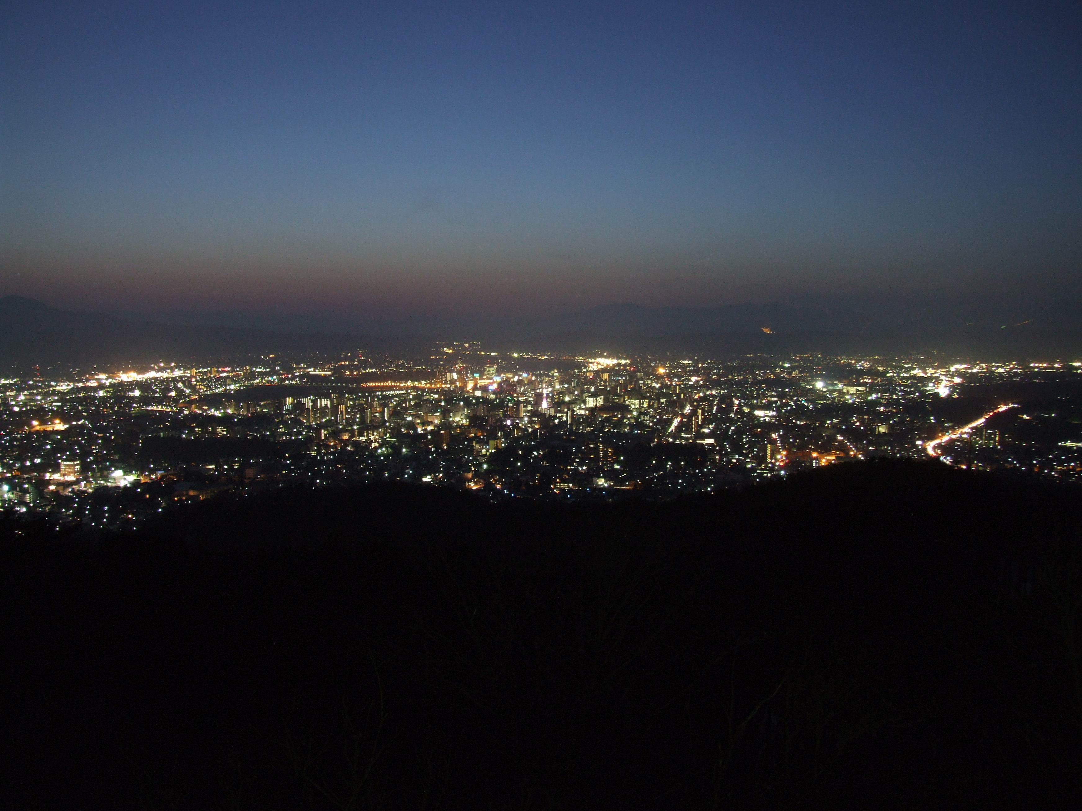 盛岡の夜景と 森山荘blog