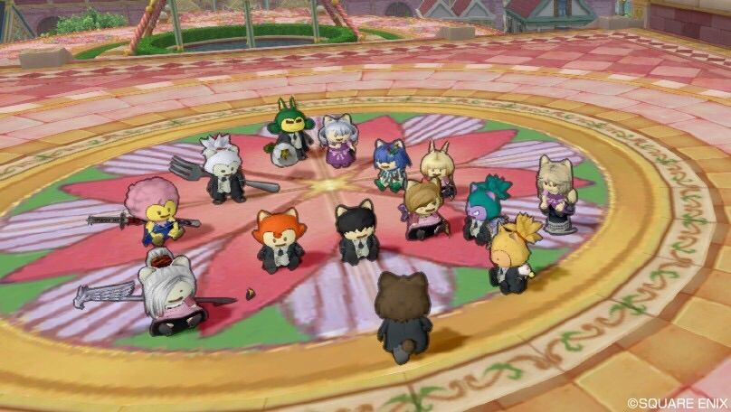 プクリポたちのドレスアップ ルムユ二コンテスト もりしともりしと時々マスオ