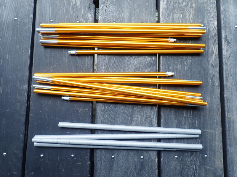 古～いDunlopテントのポール交換 : 山のにほひ、磯のかほり