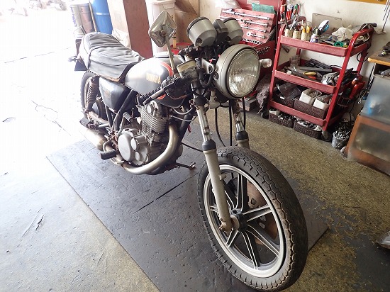 ヤマハ SR400 SR500 ディスク付 前後 ホイール セット 21インチ RH01J