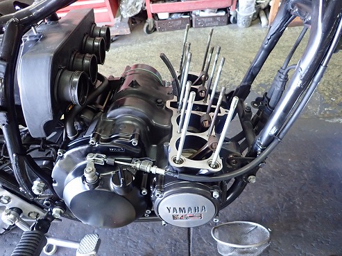 XJ550(逆車)中古車仕上げ：エンジンオーバーホール（後編