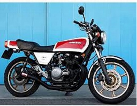 Z400FX、Z550FX、Z500、モリワキショート管 エムテック中京 M-TEC中京 ショート管マフラー Z400FX系 Z400FX