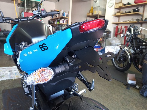 フェンダーレス キット gsx8s カスタム 番外編 GSX-8S フェンダーレス 