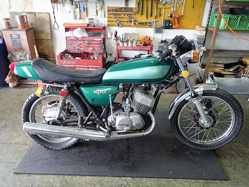 500SS(H1/逆車)レストア②：連続マッハ | M.B.A.E.S