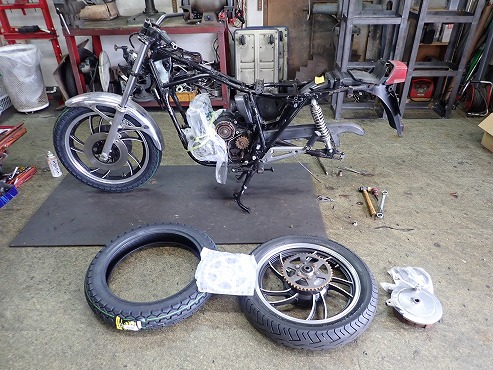 XJ550 フロント リア 回り 要整備 XJ550 フロント リア 回り 要整備 XJ550の点検整備 | AN-BU