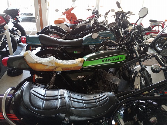 500SS(H1/逆車)レストア：ゼンシンチャンバーを取り付けてエンジン始動