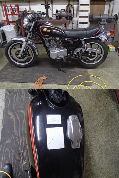 当時物　SR400 初期型 タンク　キャップ