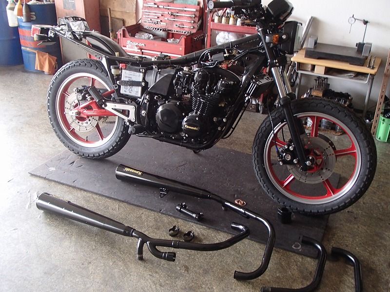 Z400GP純正ノーマルマフラー : モリヤスBUILD