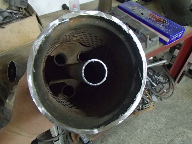 250TR 純正マフラーサイレンサー