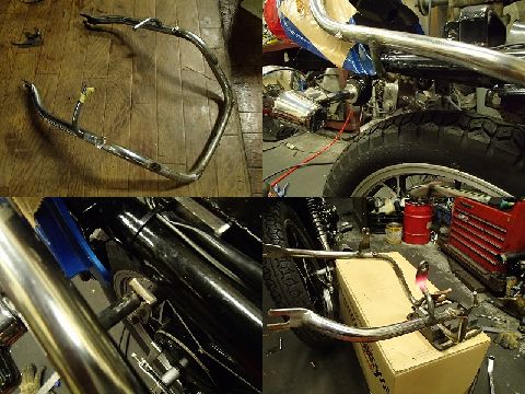 こんなの造っちゃいました！！(GSX250T改GS外装用タンデムバー
