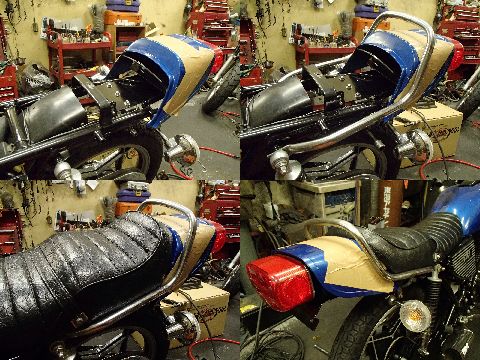 こんなの造っちゃいました！！(GSX250T改GS外装用タンデムバー